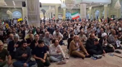  حضور پرشور مردمی در دومین روز یادبود شهدای خانواده رهبر شهید انقلاب در آستان مقدس حضرت عبدالعظیم الحسنی